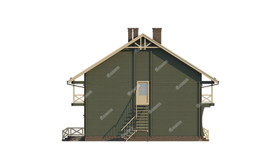 Гостиница из клееного бруса "Кабардинка", 335 м2