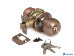 Ручка-защёлка дверная 6072-01 медь купить в Челябинске | КВИРТЕК