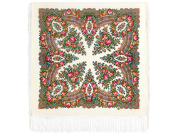 Павловопосадский платок УТРЕННИЕ ГРЕЗЫ 1960-1