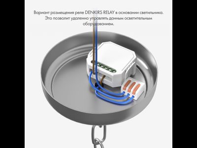 Одноканальное Wi-Fi реле-выключатель Denkirs RL1001-SM/1