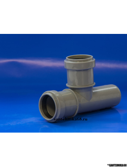 Тройник для канализационной трубы 32 40 110 под 45 и 90 гр. Политэк
