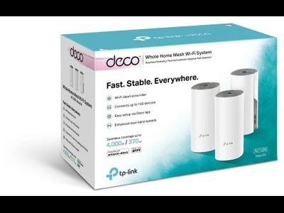 Бесшовная Mesh система TP-Link Deco E4 (3-pack)