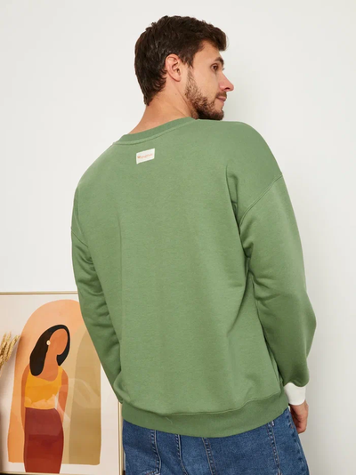 МУЖСКОЙ СВИТШОТ ОЛИВА "ДАРИ"