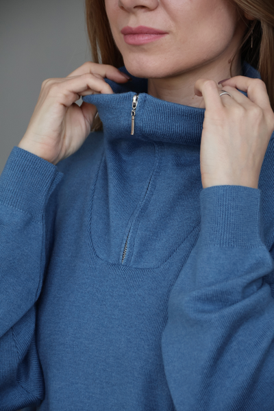 Джемпер синий