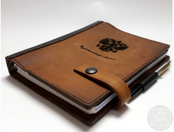 подарок руководителю, именной ежедневник, ежедневник купить, ежедневник из натуральной кожи, блокнот