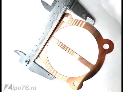 Прокладка головки компрессора воздушного блока медная диаметр 86мм
