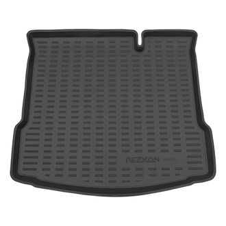Коврик в багажник пластиковый (черный) для LADA X-Ray Optima  (Борт 4см)