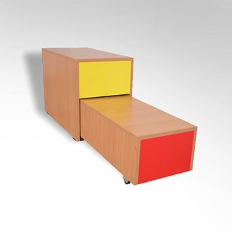 Лесенка для 2-х ярусной выкатной кровати 330х1236х440