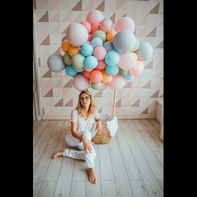 Оформление детского годовасия в стиле "Flowers party" "№ 1460