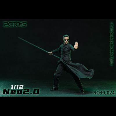 Нео (Киану Ривз, "Матрица") - КОЛЛЕКЦИОННАЯ ФИГУРКА 1/12 Neo 2.0 (PC024) - PCTOYS