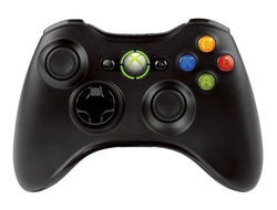Беспроводной Геймпад Microsoft XBOX 360 Wireless Controller (Черный)