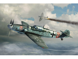 Сборная модель: (Trumpeter 02297) Германский истребитель Мессершмитт Bf 109G-6 (поздний)