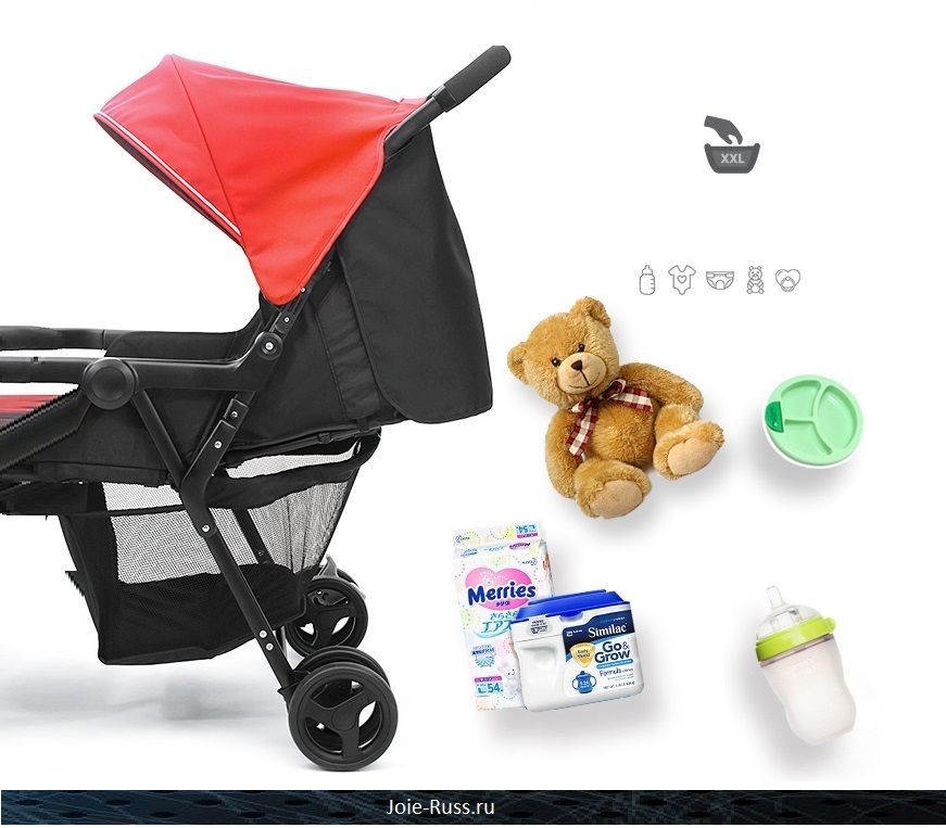 Корзина для покупок &mdash; необходимый элемент почти любой комплектации детской коляски.