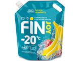 Зимняя жидкость стеклоомывателя -20 (банан-клубника), FIN JOY FRUITY, 3,5 л