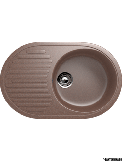 Мойка из искусственного камня Ulgran U-107 (730х455 мм)