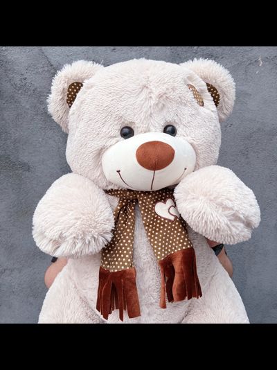 Плюшевый медведь 120 см латте Тони