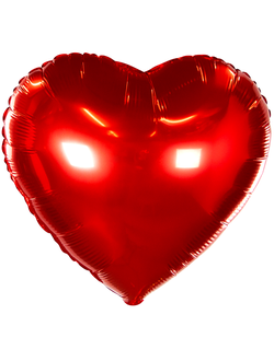Шар 32"/81 см Сердце, Красный, Китай