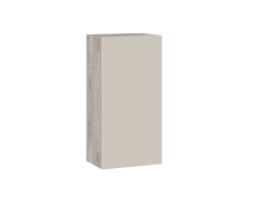 Гостиная Порто - Шкаф навесной «Порто» Баттл Рок/Сантьяго софт