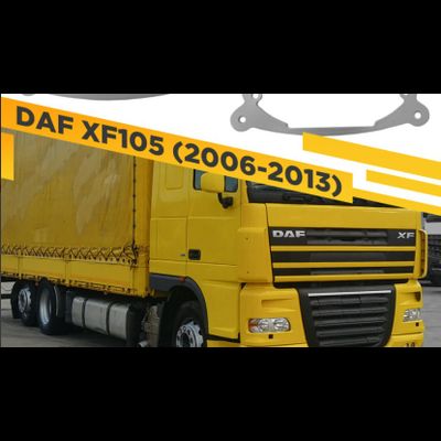 Светодиодные билед линзы для DAF XF95, XF105 (2006-2013) Aozoom Truck Trailer 24 вольта для фар без линз