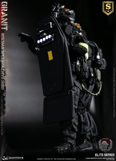 Спецназ МВД СОБР "Гранит" (специальная версия) - Коллекционная ФИГУРКА 1/6 RUSSIAN SPETSNAZ MVD SOBR GRANIT SPECIAL EDITION (78103S) - DAMTOYS