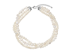 Колье с натуральным Жемчугом в три нити