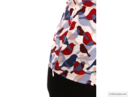 Блузка  с принтом Кэт