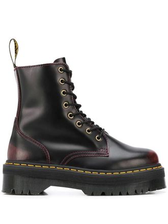 Ботинки Dr. Martens Jadon на платформе милитари красные в Воронеже