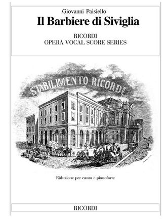 Paisiello. Il barbiere di Seviglia Klavierauszug (it)