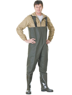 Полукомбинезон ПВХ рыбацкий с сапогами