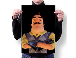 Плакат Привет Сосед/ Hello Neighbor №1