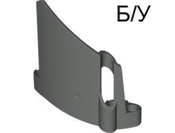 ! Б/У - Technic, Panel Fairing #22 Large Short, Small Hole, Side A, Dark Bluish Gray (44352 / 4210973) - Б/У