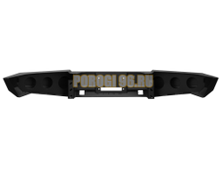 Передний силовой бампер без дуг серии Туризм на УАЗ Патриот, УАЗ Пикап 2005- (02.224.51)