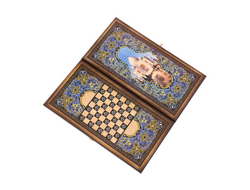 Нарды + шашки "Сирия. Тадж Махал" средние