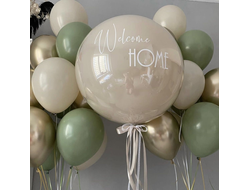 Сет из гелиевых шаров  "Welcome home"