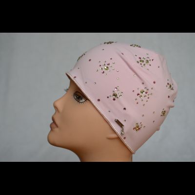Розовая шапка для плавания с украшениями Vizio Италия 5024 фото