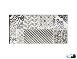 Плитка настенная Belani Valensole Декор 1 синий 25х50 см в технике Пэчворк купить в магазине Marysя