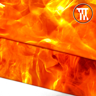 Бифлекс матовый принт Пламя