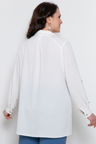 Блуза 5960 белый. Размеры: с 48 по 66.