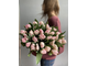 Букет тюльпанов, 35 тюльпанов. розовые тюльпаны, тюльпаны купить в москве, цветы любимой