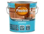Pinotex Lacker Sauna термостойкий лак на водной основе для бани и сауны