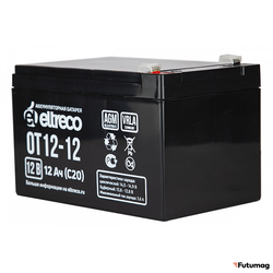 Аккумулятор Eltreco 6-F-12 (12V12A/H C20)