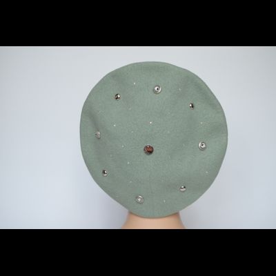 Берет Vizio 3633 BL мятный фетровый