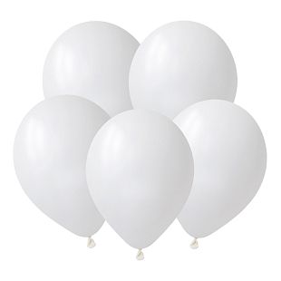 DECOBAL  Пастель Белый, 5&quot;/13см /100 шт