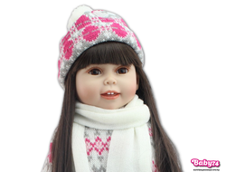 Кукла реборн — девочка  "Анжела" 45 см