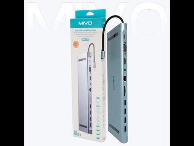 Многофункциональный USB HUB разветвитель 11в1 для компьютера Mivo MH- 1101