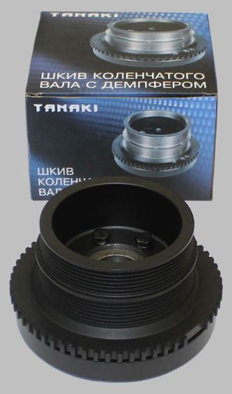 Шкив коленчатого вала с демпфером для а/м ГАЗ с дв. ЗМЗ-406, 405 KENO-TANAKI