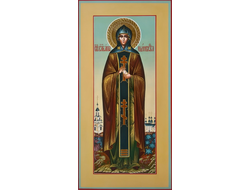 Анна Кашинская, святая благоверная великая княгиня-инокиня (в иночестве Ефросиния). Рукописная икона