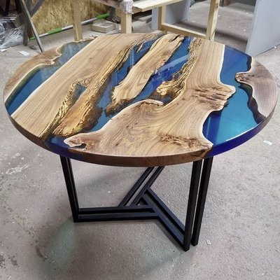 стол с рекой, стол круглый, круглый стол с рекой, река, стол из слэба, стол в гостиную, слэб, спил