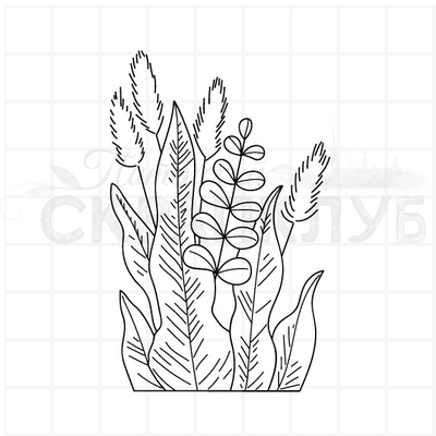 ФП штамп "Трава у дома"