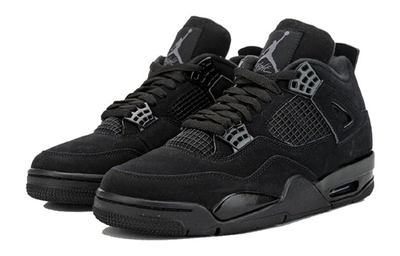 Air jordan 4 retro all black outlet